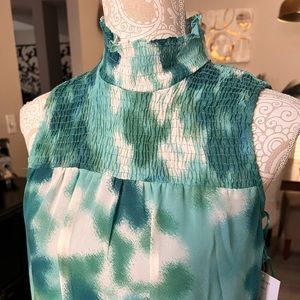 Nwt blue sleeveless dress